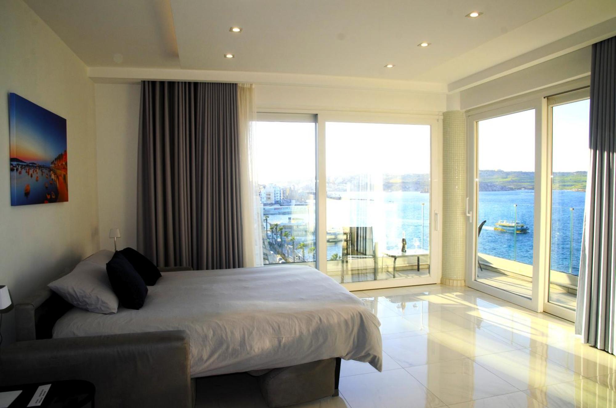 New Seafront Apartment - Spectacular Views St. Paul's Bay Exterior foto