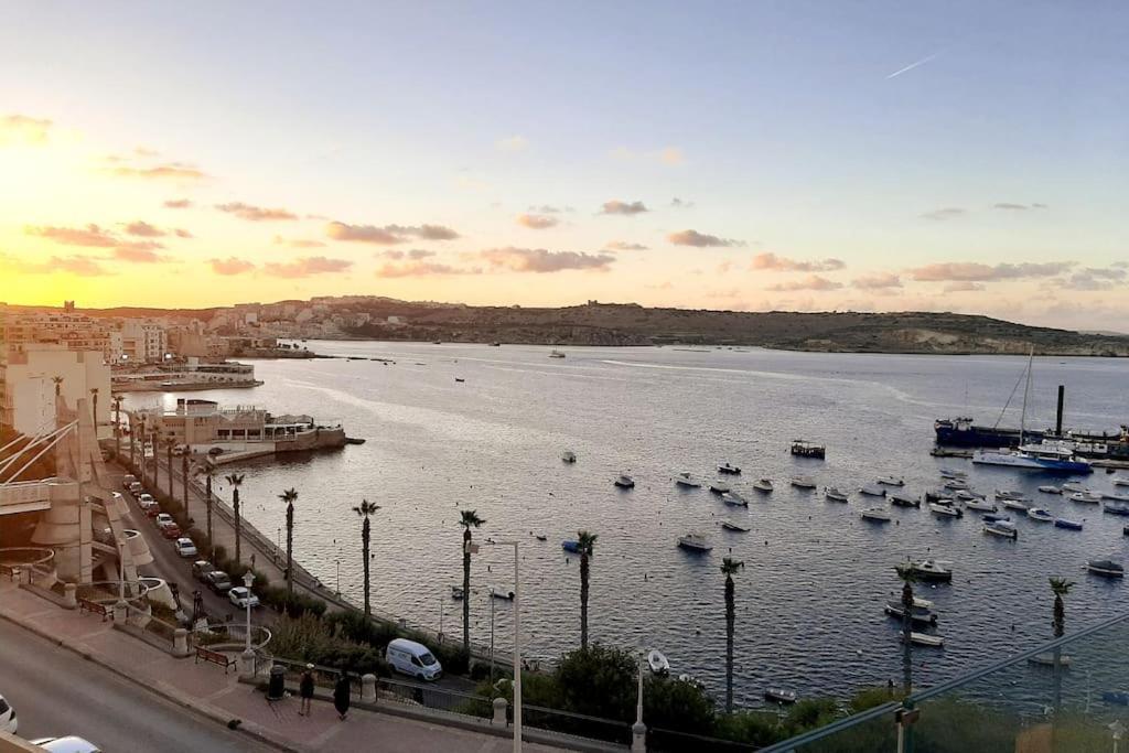 New Seafront Apartment - Spectacular Views St. Paul's Bay Exterior foto